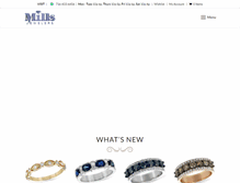 Tablet Screenshot of millsjewelers.com